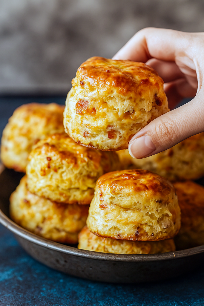 Serve these warm for a show‑stopping addition to Easter Side Dishes or any Breakfast Brunch Recipes spread. Enjoy the layers of buttery flake, smoky bacon, tangy cheddar, and subtle maple sweetness!