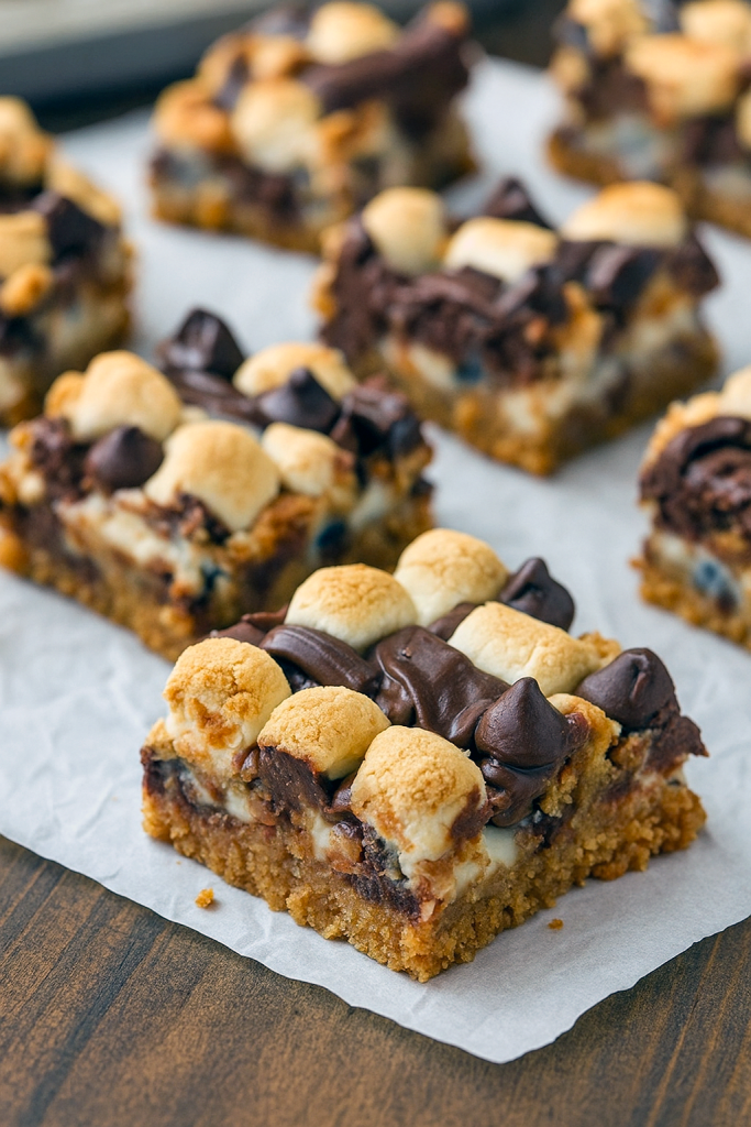 Enjoy these luscious, no‑campfire‑needed bars that stay perfectly gooey yet hold their shape!
