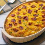 A bubbling Twice Baked Potatoes Casserole studded with bacon and cheese, inspired by Sunny’s Easy Loaded Baked Potato Casserole, showcasing the best in Potato Recipes Side Dishes, Cheesy Chicken Bacon Potato Bake, and Loaded Cheesy Chicken Potato Casserole, also known as Cheesy Chicken & Bacon Potatoes, Sunny’s Easy Loaded Potato Casserole, Baked Potato Casserole, and Twice Baked Potatoes.