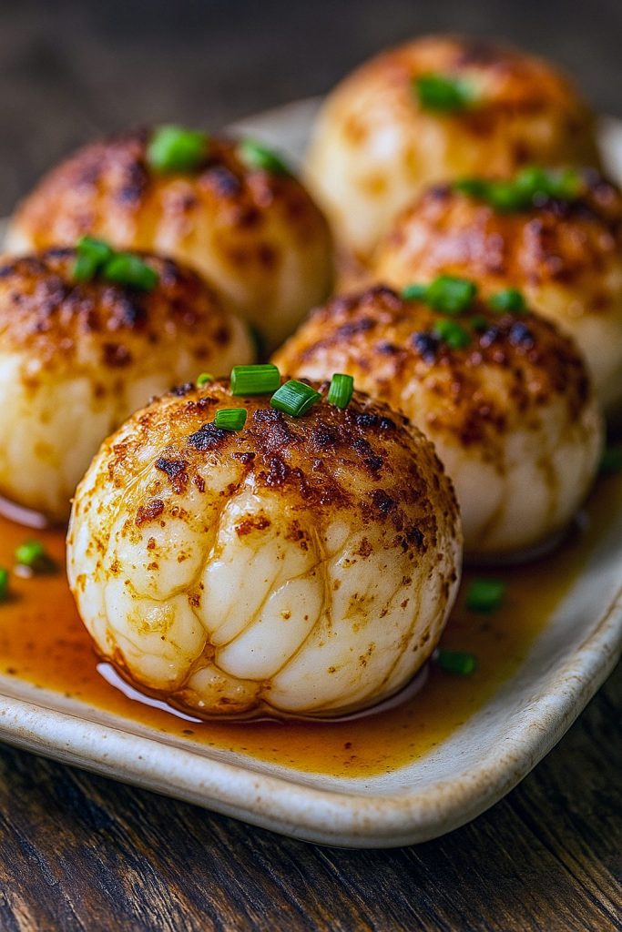 Golden-brown Crab Bombshell appetizer balls made with lump crab, cheese, and seasoning, baked or fried until crisp—an irresistible pick for Crab Recipe Ideas, party snacks, or Lump Crab Recipes Healthy fans.
