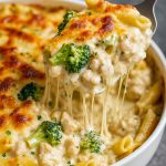 Golden-baked Chicken Broccoli Alfredo in a casserole dish, creamy pasta studded with broccoli and chicken — a great example of Recipes That Use Chicken, suitable for Nut Free Dinner Recipes, fits right into Clean Eating Dinners For Family Simple Recipes, is perfect for chilly nights as an Easy Winter Dishes choice, and serves beautifully as Dinner Recipes For Family With Chicken.